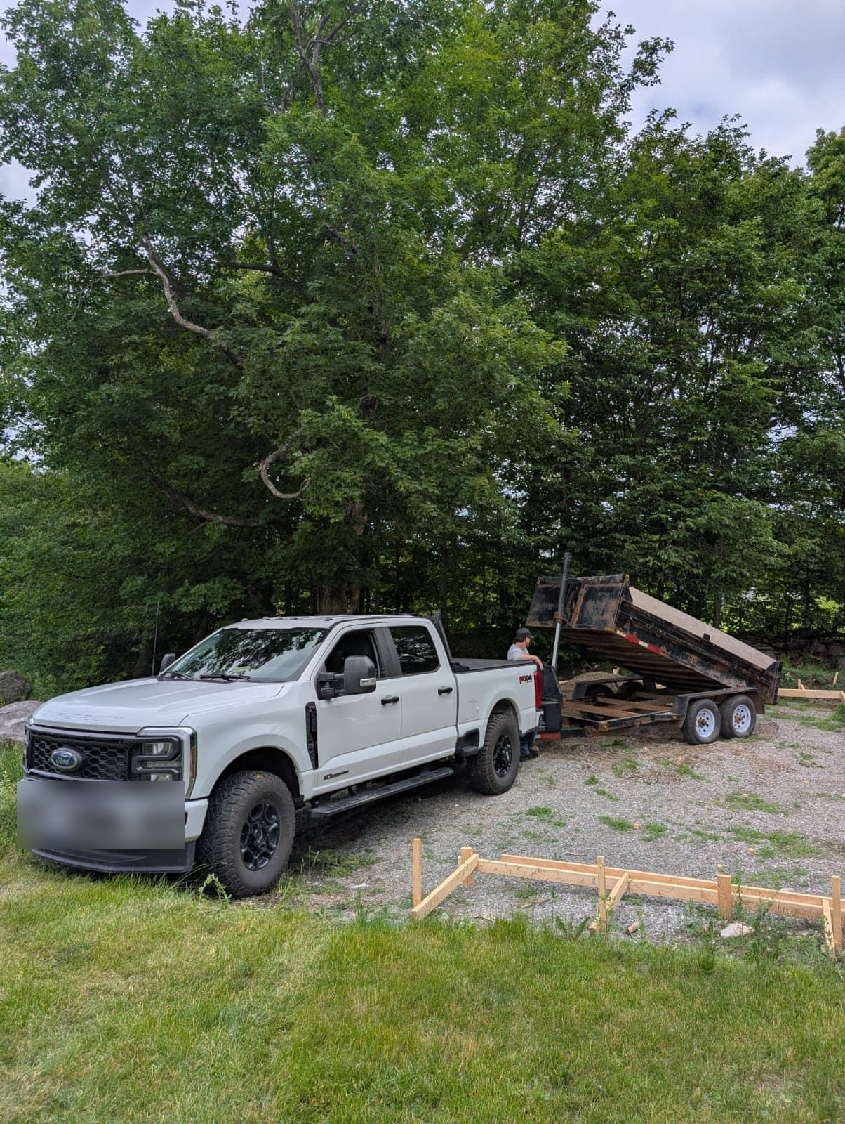 Josh & Sons truck on a job site